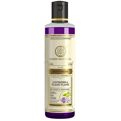 Khadi Natural Гель для душа с экстрактом Лаванды и Иланг-Иланга 210 мл
