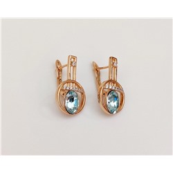 Серьги с кристаллами Swarovski