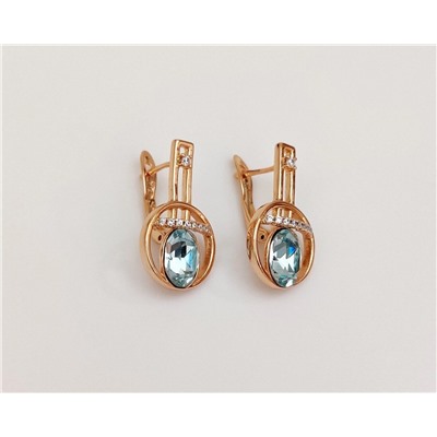 Серьги с кристаллами Swarovski