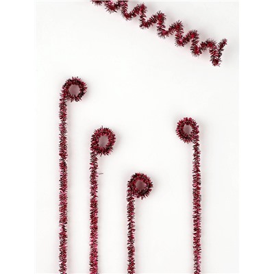 Синельная проволока «Блеск», набор 50 шт., розовая, 30 см