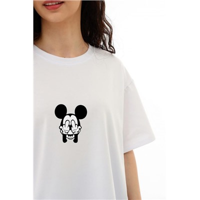 Футболка Rebel mouse (Белый)