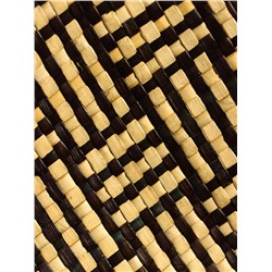 Сумка плетёная из пандана, 22×14×35 см, бежево-коричневая