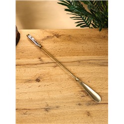 Ложка для обуви «Перламутр», 48.5 см, латунь, смола