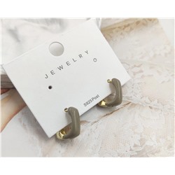 Серьги с эмалью