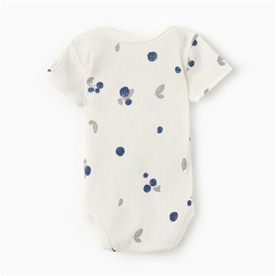 Боди Крошка Я Blueberry, рост 68-74 см, молочное