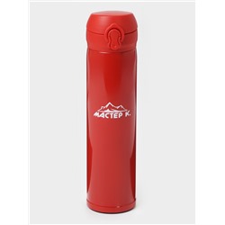 Термос Мастер К «Топ», 500 мл (± 50 мл), 6.5×23.3 см, сохраняет тепло 8 ч, нержавеющая сталь, красный