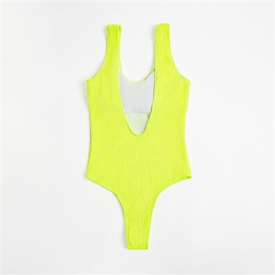 Купальник женский слитный MINAKU цвет салатовый, размер 42