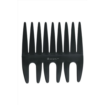 Dewal Гребень моделирующий двусторонний, чёрный, 8,5 см KRISTALLER, 1109174