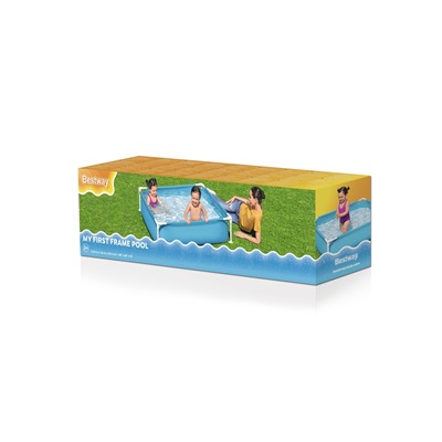 Бассейн каркасный Bestway Steel Pro, 122×122×30.5 см, от 2 лет, 56217