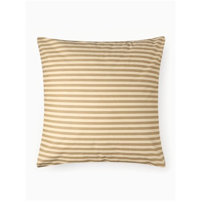 Наволочка «Этель. Полоса», 70×70 см, бежевая, бязь, хлопок 100%