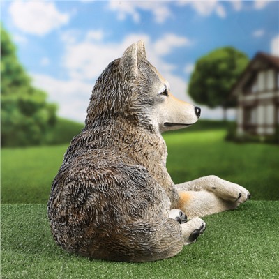 Садовая фигура из полистоуна «Волчица», 43×44×65 см