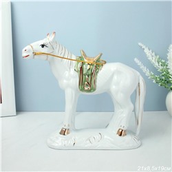 Статуэтка Лошадь 21х8,5х18 см / W2486 /уп 36/СИМВОЛ ГОДА 2026