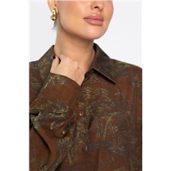 Блуза Тайна очарования (коричневая) Б14433-5М