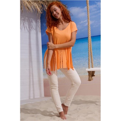 7494 футболка женская (Оранжевый)