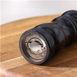 Мельница для специй Доляна, 13×4.5 см, металлический механизм, цвет чёрный