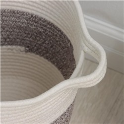 Корзина для белья Доляна «Милано», плетёная, ручная работа, 30×34 см