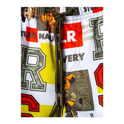 Шорты текстильные плавательные для мальчиков, средней длины PLAYTODAY, 1239579