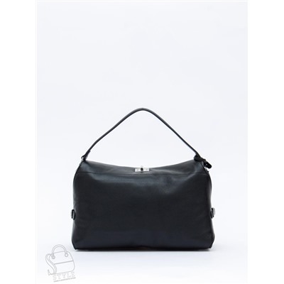 Сумка женская кожаная 1026L black Polina&Eiterou  в Новосибирске