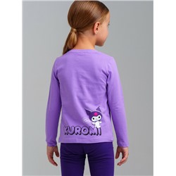 Фуфайка трикотажная для девочек (футболка с длинными рукавами)