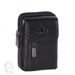Сумка мужская кожаная 32717Z black Zinimsk