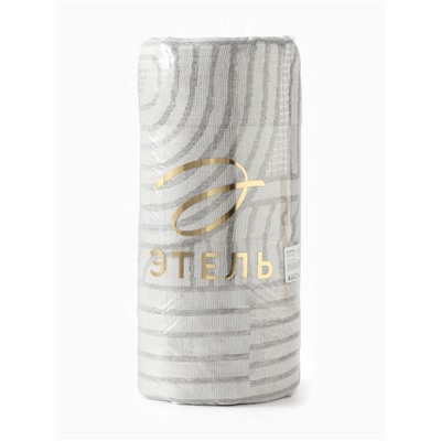 Плед «Этель» Cotton, 150×240 см, серый, хлопок 100%