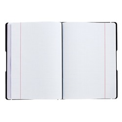 Тетрадь А4, 96 листов в клетку, ErichKrause FolderBook, съёмная пластиковая обложка, чёрная