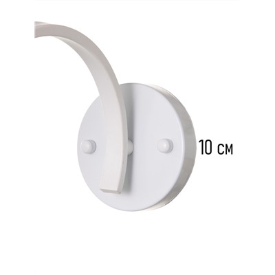 Бра настенный BayerLux Nadine, 1×10 Вт, GU10, белый, 37×16×32 см