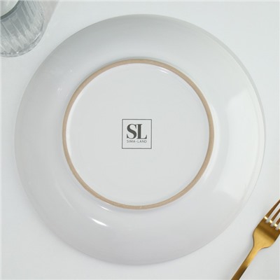 Тарелка керамическая «Ёжик», 25.5 см, Dolce Ceramo