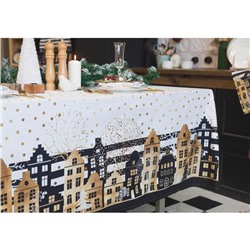 Скатерть новогодняя «Этель» Золотой город 147×180 см, 100% хлопок, саржа 190 г/м² с ГМВО