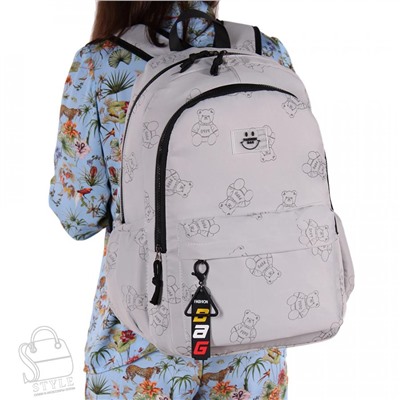 Рюкзак женский текстильный 1276PW l.gray Sikale