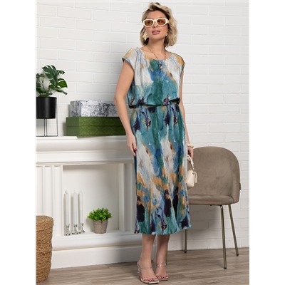 Костюм с юбкой Вайнона (зеленый) К15119-10М