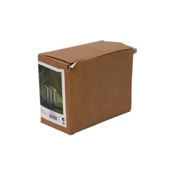 УЦЕНКА Органайзер д/ват дисков и палочек 2секц с крышк BAMBOO 15,5*8.5*12см прозр к/кор накл QF 9880