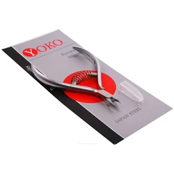 YOKO Кусачки маникюрные для кутикулы / Professional Quality SK 015/5, спиральная пружина, ручная заточка, 5,5 мм 3128