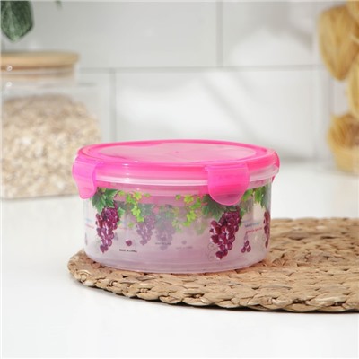 Набор контейнеров пластиковых «Виноград», 3 шт.: d=8.5; 11; 14 см, цвет МИКС
