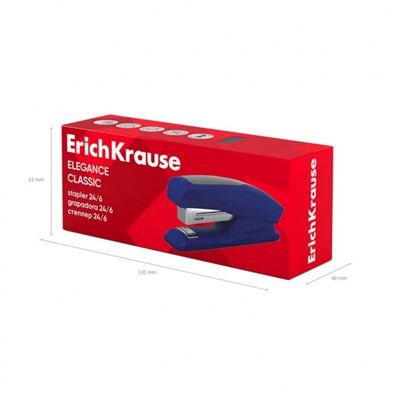 Степлер 24/6 на 30 листов 2244 Elegance ассорти ErichKrause