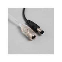 Гирлянда «Занавес» 1×1 м роса, IP20, серебристая нить, 100 LED, свечение тёплое белое, 12 В