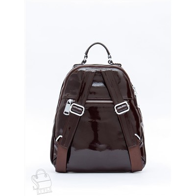 Рюкзак женский кожаный 19001-8 coffee  Polina&Eiterou в Новосибирске