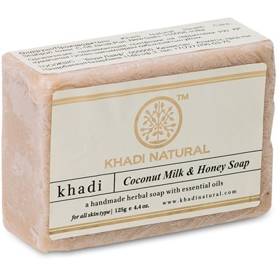 Khadi Natural Мыло "С кокосовым молоком и медом" 125 г