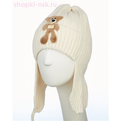 01-29-R Ушанка для девочки флис (48-52)