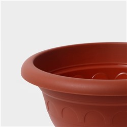 Вазон для цветов «Колывань», 5.3 л, d=30 см, h=24 см, терракотовый