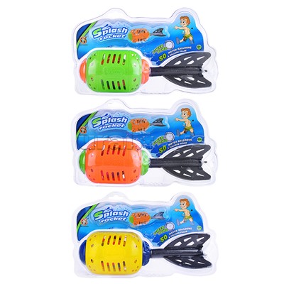 Игрушка - брызгалка "Бомба" на листе