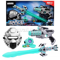 Набор оружия "SPACE" (свет, звук) на батарейках, в коробке