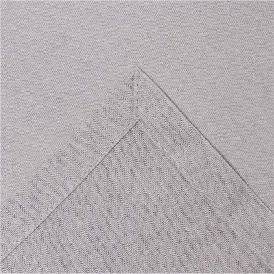 Дорожка на стол Этель ECO, серая, 40×136/±6 см, 70% хлопок, 30% лён, 190 г/м²