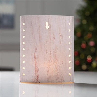 Светодиодная фигура «Олень» 13×16×5 см, картон, батарейка ААх2 (не в комплекте), свечение тёплое белое