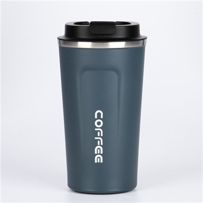 Термокружка Мастер К Original, 500 мл, сохраняет тепло 10 ч, нержавеющая сталь, пластик, синяя