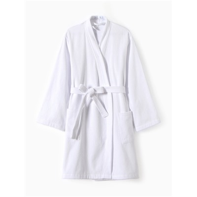 Халат махровый Этель, женский, р 50-52 цвет белый, 100% хлопок, 320 г/м²