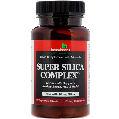 FutureBiotics, Super Silica Complex, 60 вегетарианских таблеток