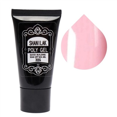 SHANILAK Полигель для наращивания ногтей 019, розовый 11572