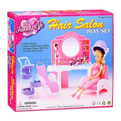 Набор мебели для кукол "Салон красоты" в коробке