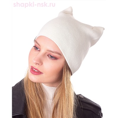 S 710 Шапка с ушками (56-58)